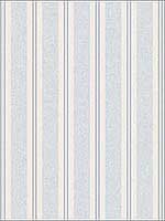 Ticking Stripe Serenity Wallpaper WBP11412 by Winfield Thybony Wallpaper for sale at Wallpapers To Go