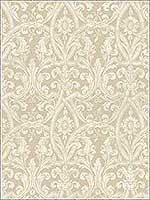 Gothic Scroll Gold Wallpaper RM80707 by Casa Mia Wallpaper for sale at Wallpapers To Go