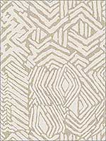 Tribal Print Tan Wallpaper HC7548 by Ronald Redding Wallpaper for sale at Wallpapers To Go