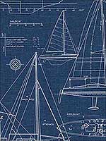 Yacht Club Navy Blue Wallpaper NW32902 by NextWall Wallpaper for sale at Wallpapers To Go