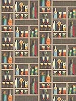 Cocktails Multi Wallpaper 11423043 by Cole and Son Wallpaper for sale at Wallpapers To Go