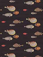 Acquario Soot Wallpaper 9710048 by Cole and Son Wallpaper for sale at Wallpapers To Go
