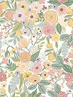 Garden Party Pastels Wallpaper RI5118 by Rifle Paper Co Wallpaper for sale at Wallpapers To Go