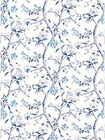 Southport Floral Trail Eggshell Blue Shale Fabric LN11902F by Seabrook Wallpaper for sale at Wallpapers To Go