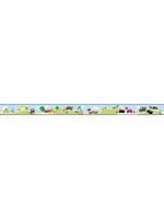 Disney Pixar Cars Light Blue Yellow Border DI0919BD by York Wallpaper for sale at Wallpapers To Go