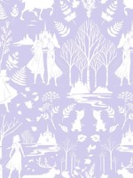 Disney Frozen 2 Nordic Purple Glitter Wallpaper DI1013 by York Wallpaper for sale at Wallpapers To Go