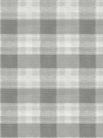 Woven Buffalo Check Gray Wallpaper FH4081 by York Wallpaper for sale at Wallpapers To Go