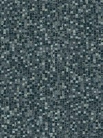 Ziggy Charcoal Stone Mosaic Wallpaper 402078419 by Advantage Wallpaper for sale at Wallpapers To Go