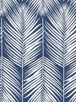 Palm Silhouette Coastal Blue Wallpaper NW39802 by NextWall Wallpaper for sale at Wallpapers To Go