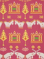 Kingdom Parade Pink Wallpaper T10640 by Thibaut Wallpaper for sale at Wallpapers To Go