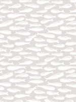 Nunkie Light Grey Sardine Wallpaper 312210500 by Chesapeake Wallpaper for sale at Wallpapers To Go
