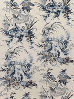 Moorea Blue Fabric AF72983 by Anna French Fabrics for sale at Wallpapers To Go