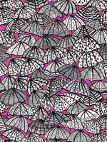 Dara Rasberry Jolly Brollies Wallpaper CEP50115W by OhPopsi Wallpaper for sale at Wallpapers To Go
