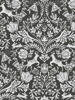 Forest Dance Charcoal Damask Wallpaper 312413885 by Chesapeake Wallpaper for sale at Wallpapers To Go