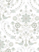 Britt Neutral Embroidered Damask Wallpaper WTG-242360 by A Street Prints Wallpaper for sale at Wallpapers To Go