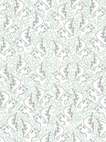 Figure Dange Celadon Wallpaper WTG-245748 by Scalamandre Wallpaper for sale at Wallpapers To Go