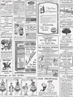 Newspaper Black White Wallpaper WTG-250288 by Galerie Wallpaper for sale at Wallpapers To Go