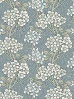 Floral Vine Stream Blue and Sage Wallpaper WTG-255372 by Seabrook Wallpaper for sale at Wallpapers To Go