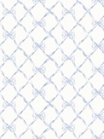 Baby Bow Blue Bella Ribbon Trellis Wallpaper WTG-257419 by A Street Prints Wallpaper for sale at Wallpapers To Go