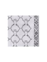 Frog Treillage On Vinyl Black and White Wallpaper WTG-257837 by Brunschwig and Fils Wallpaper for sale at Wallpapers To Go