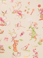 Cirque Chinois Pink Wallpaper WTG-258169 by Brunschwig and Fils Wallpaper for sale at Wallpapers To Go