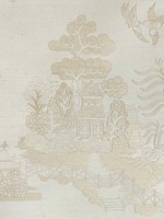 La Pagode Beige Wallpaper WTG-258231 by Brunschwig and Fils Wallpaper for sale at Wallpapers To Go