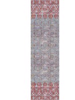 Iznik Overdye Panel Red Turquoise Wallpaper WTG-258553 by Scalamandre Wallpaper for sale at Wallpapers To Go