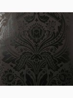 Desire Black Damask Wallpaper WTG-262528 by Graham and Brown Wallpaper for sale at Wallpapers To Go