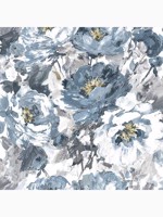 Chelsea Night Sky Blue Floral Wallpaper WTG-262543 by Graham and Brown Wallpaper for sale at Wallpapers To Go