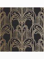 Art Deco Black and Gold Geometric Wallpaper WTG-262561 by Graham and Brown Wallpaper for sale at Wallpapers To Go