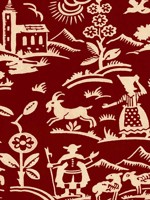Brixen Maroon Wallpaper WTG-265330 by Mind the Gap Wallpaper for sale at Wallpapers To Go