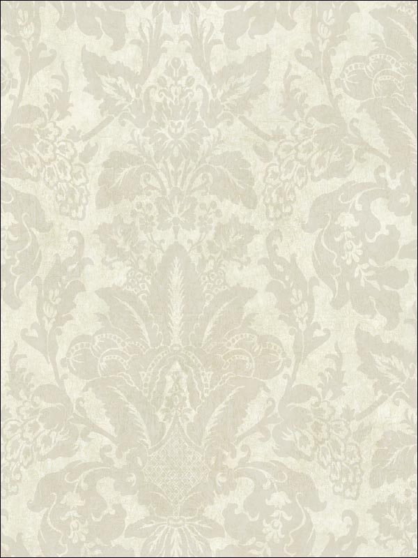 Damask Wallpaper DS20008 by Seabrook Wallpaper for sale at Wallpapers To Go