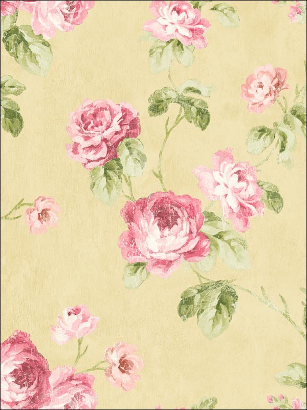Floral Trail Wallpaper FI90103 by Seabrook Wallpaper for sale at Wallpapers To Go