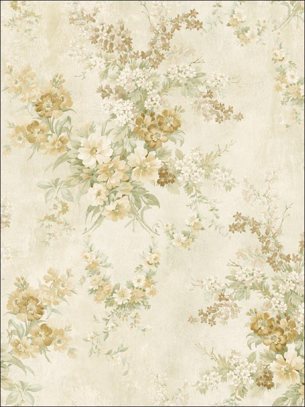 Floral Wallpaper FI90504 by Seabrook Wallpaper for sale at Wallpapers To Go