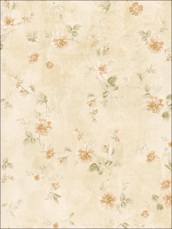 Floral Trail Wallpaper FI90604 by Seabrook Wallpaper for sale at Wallpapers To Go