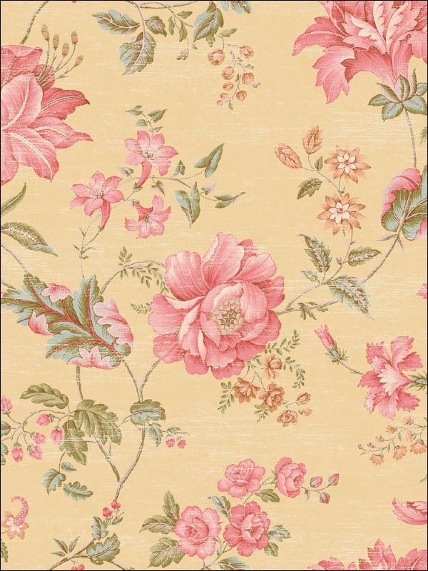 Floral Trail Wallpaper DK70303 by Seabrook Wallpaper for sale at Wallpapers To Go