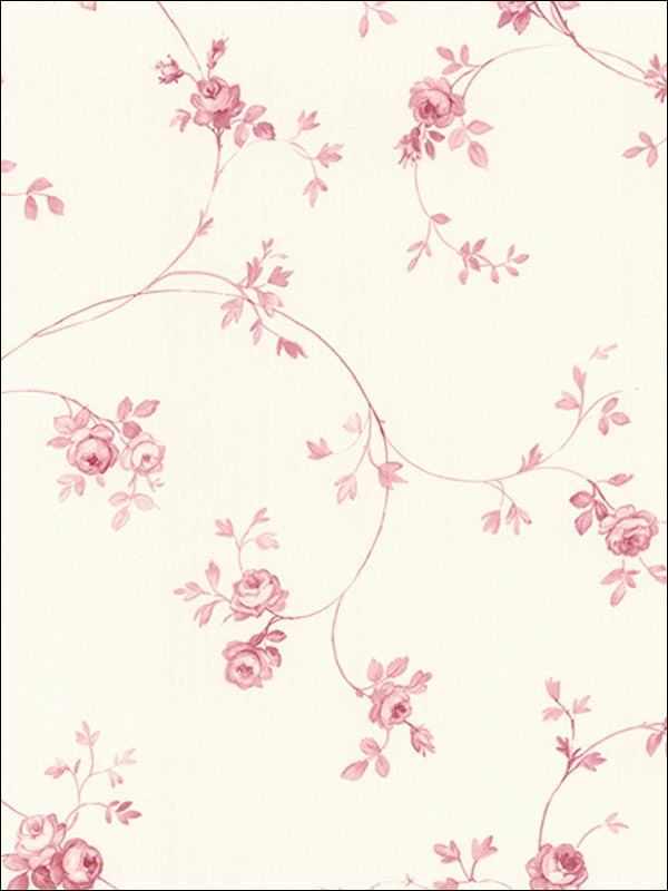 Floral Trail Wallpaper PR33825 by Norwall Wallpaper for sale at Wallpapers To Go