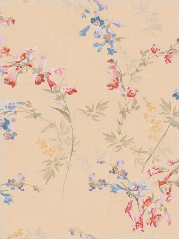 Floral Wallpaper FF50806 by Seabrook Wallpaper for sale at Wallpapers To Go