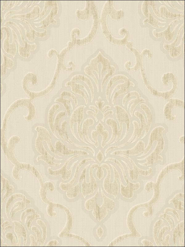 Damask Wallpaper LE20803 by Seabrook Wallpaper for sale at Wallpapers To Go