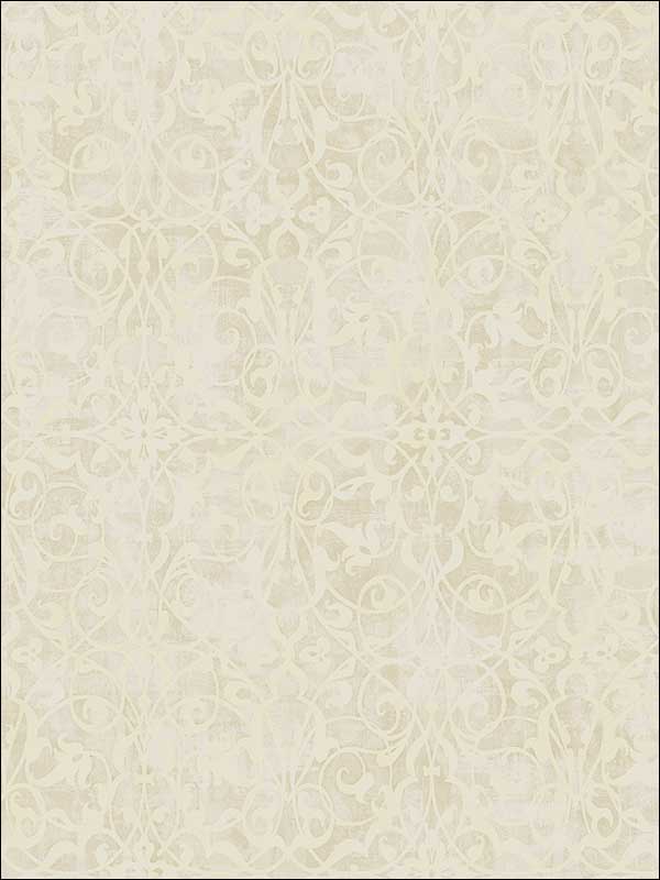 Brilliant Scroll Wallpaper MK21407 by Seabrook Wallpaper for sale at Wallpapers To Go
