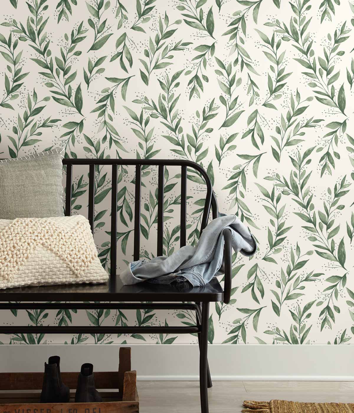 example of traditional wallpaper pattern