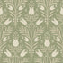 Heritage Tulip Wallpaper in Spring Green color - pattern number 100026EH - by Seabrook in the Heritage Tales collection