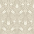 Heritage Tulip Wallpaper in Taupe color - pattern number 100027EH - by Seabrook in the Heritage Tales collection