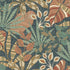 Kirra Leaf Wallpaper in Navy/Spice color - pattern number 100032EH - by Seabrook in the Heritage Tales collection