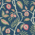 Fruits of Paradise Wallpaper in Navy color - pattern number 100022EH - by Seabrook in the Heritage Tales collection