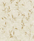 Leaf Impression wallpaper in gold color - pattern number 11502 - by Galerie in the Elegance collection