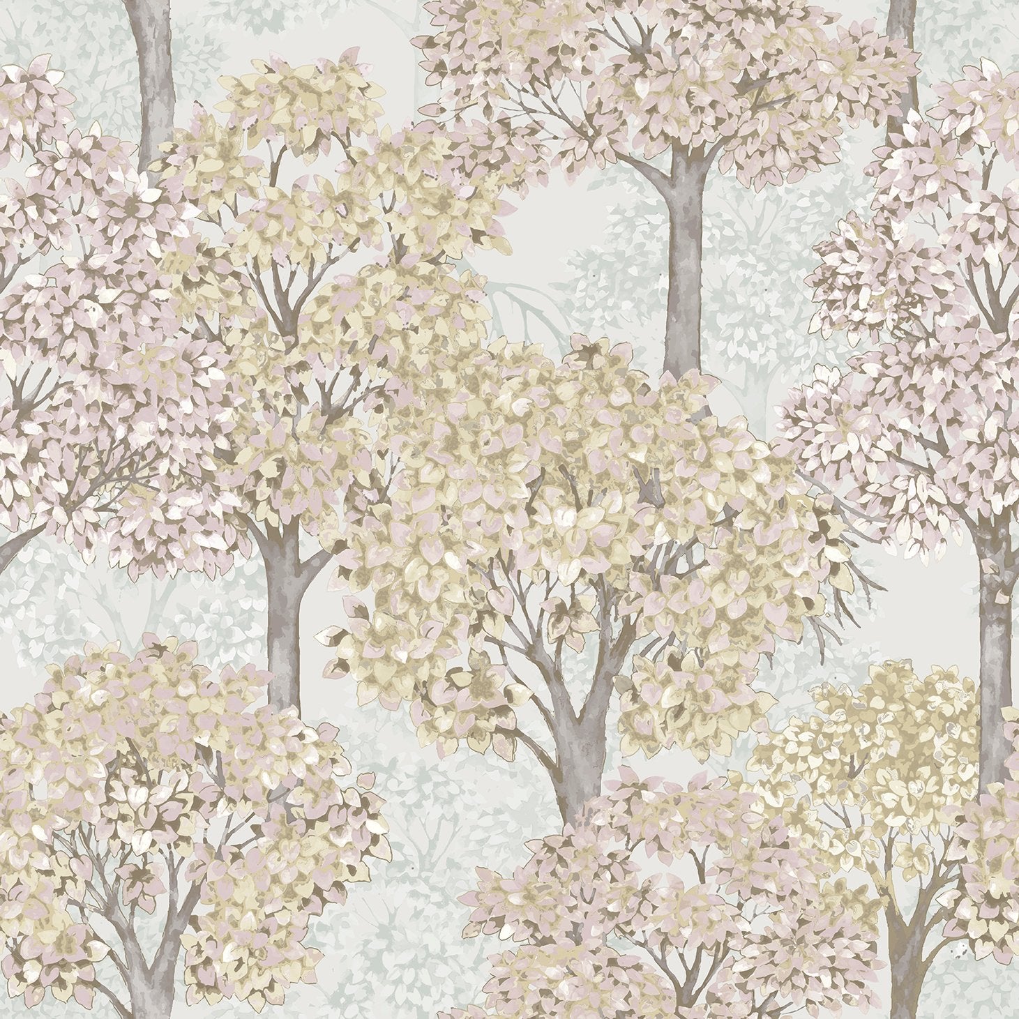 Wood wallpaper in green color - pattern number 12321 - by Galerie in the Little Explorers 2 collection