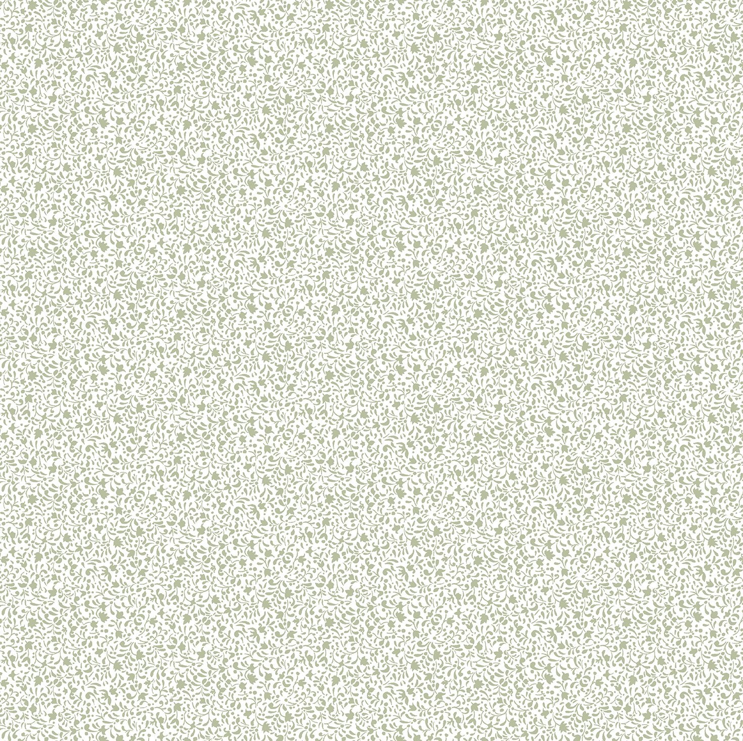 Floral wallpaper in green color - pattern number 12370 - by Galerie in the Little Explorers 2 collection