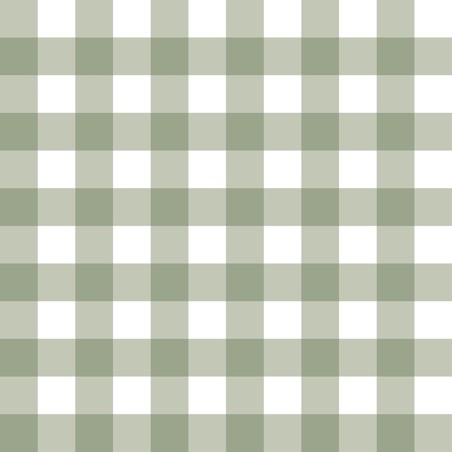 Check Plaid wallpaper in green color - pattern number 12375 - by Galerie in the Little Explorers 2 collection