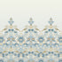 Strawberry Thief Fixed Size 6 Panel mural in blue color - pattern number 125319FXST - by Graham and Brown in the William Morris at Home Murals collection